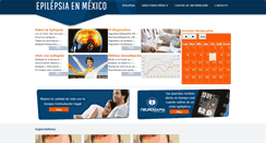 Desktop Screenshot of epilepsiaenmexico.com