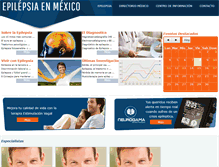 Tablet Screenshot of epilepsiaenmexico.com